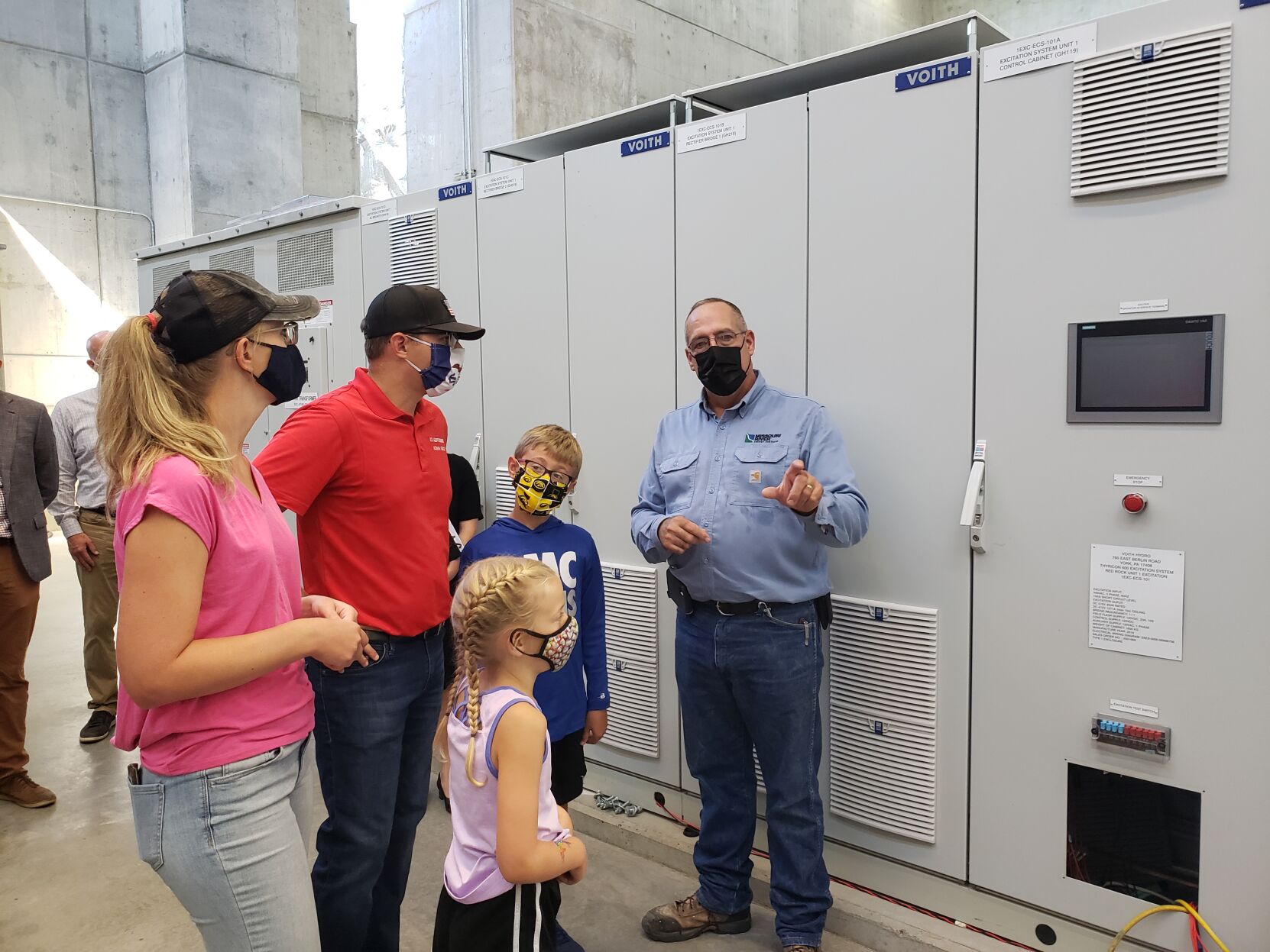 Lt. Gov. Adam Gregg tours Red Rock Hydroelectric Project (copy)